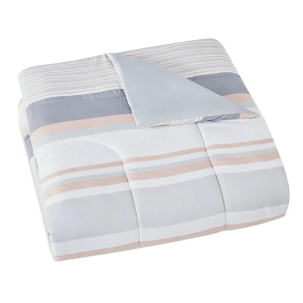 Pem America, Grace 2-Pc. Reversible Stripe Twin Comforter Set MSRP $80.00